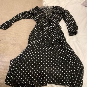 Anthropologie dress polka dot